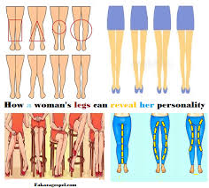 How a woman's legs can reveal her personality